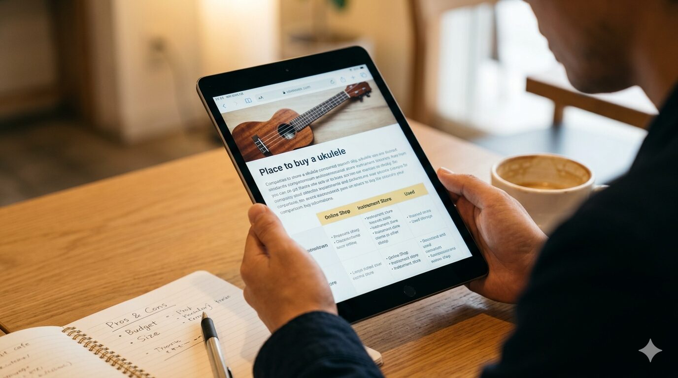 ウクレレ購入場所の特徴と初心者向け選択ポイント