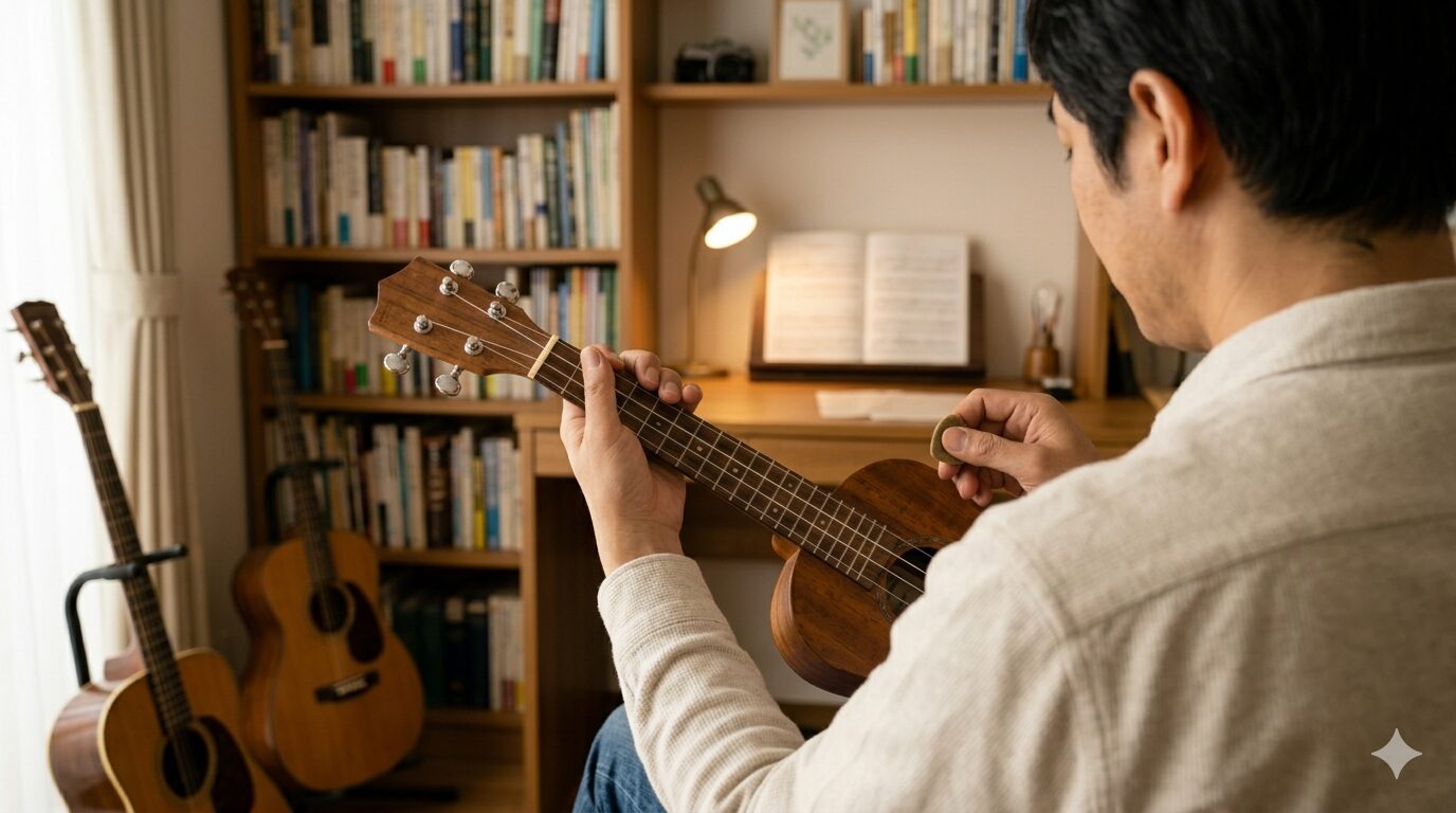 ウクレレ ピック弾きで広がる新たな魅力
