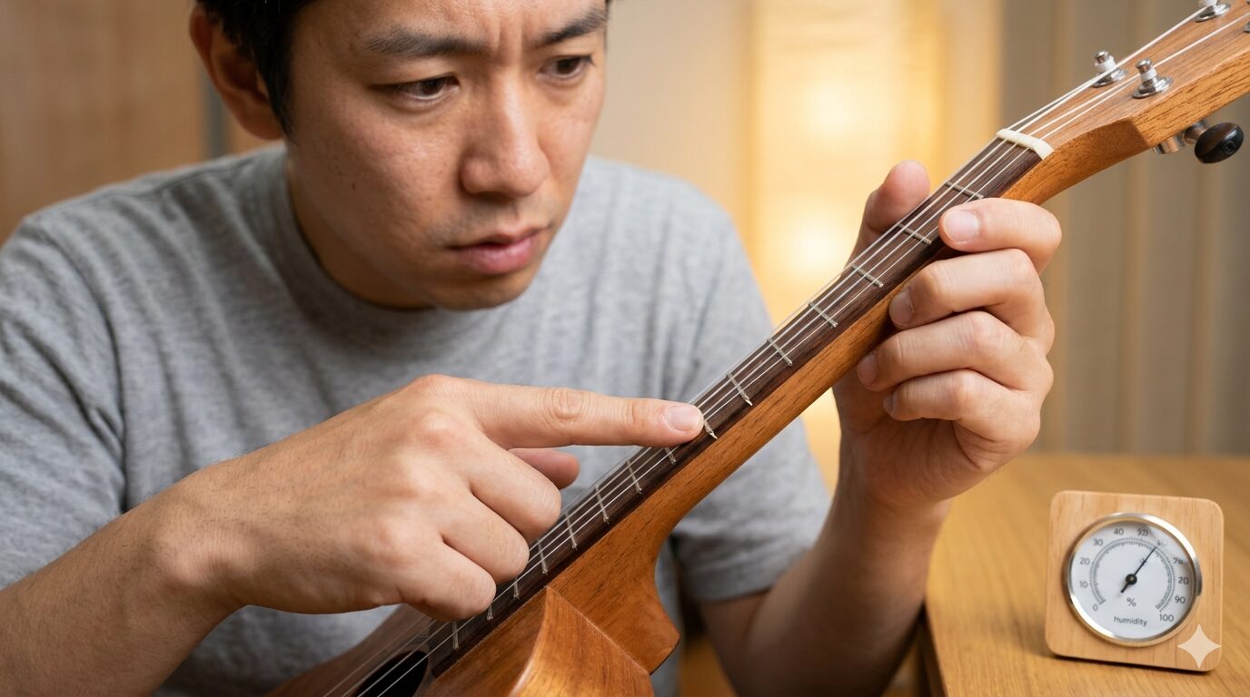 ウクレレのバリが起こる原因を知ろう