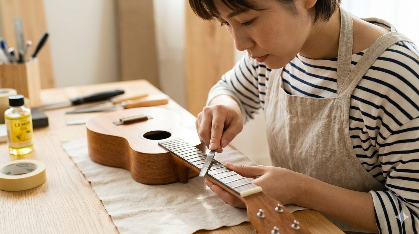 ウクレレのバリを解消する3つの対処法