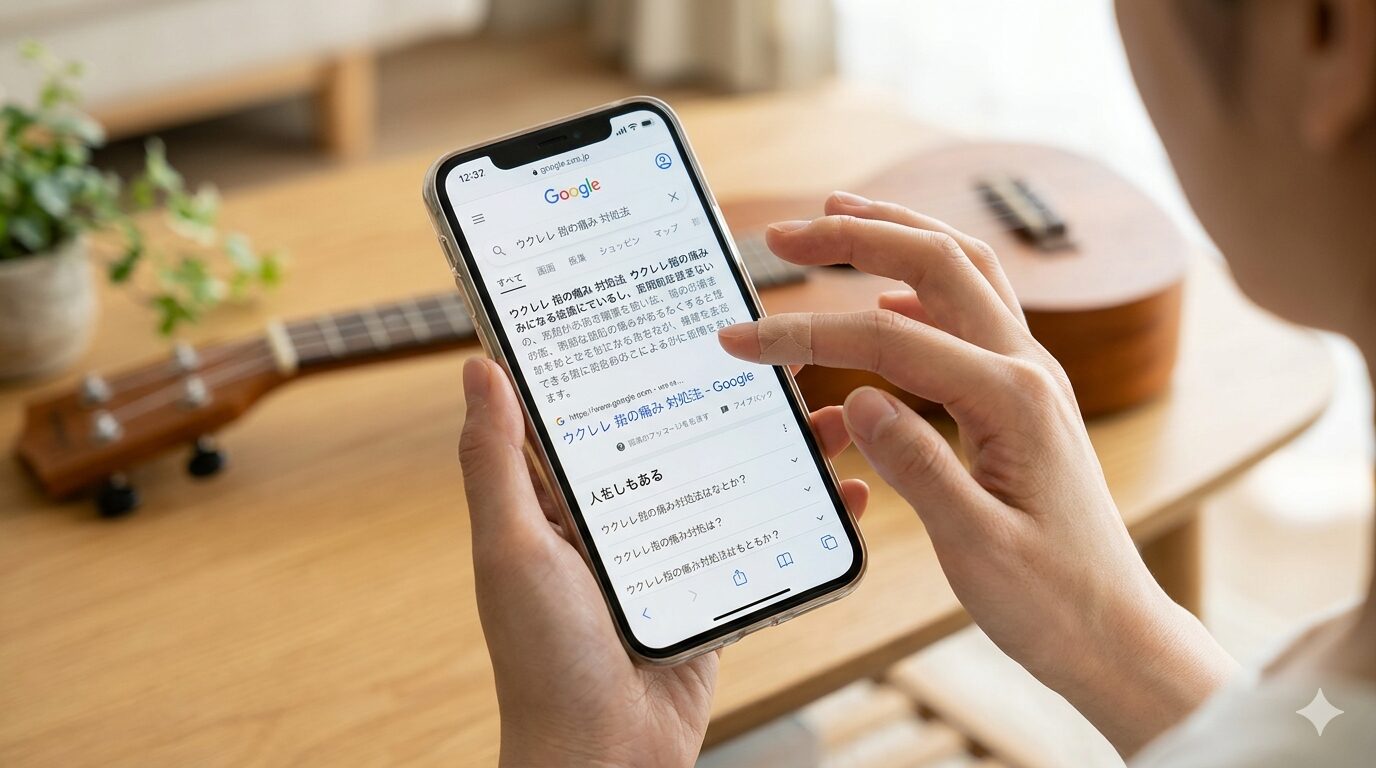 よくある質問：ウクレレで指が痛い時の対処法