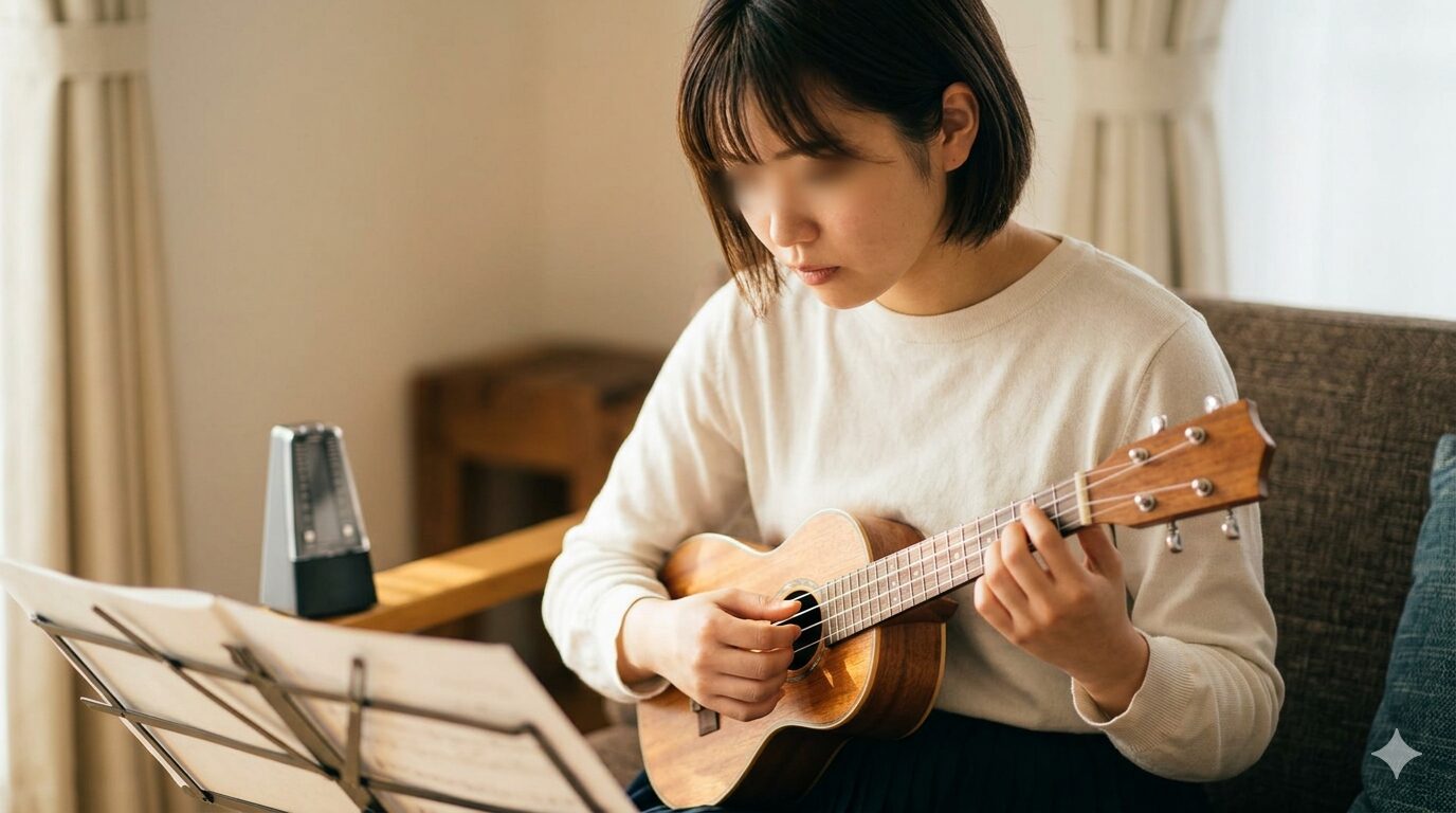 ウクレレ初心者向け：メトロノームを使った効果的な練習方法
