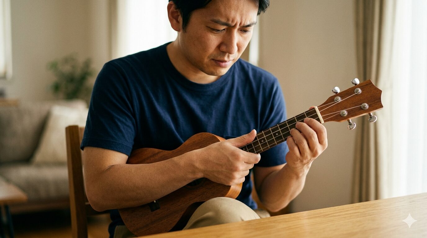 ウクレレ腱鞘炎の原因と初期症状を見逃すな