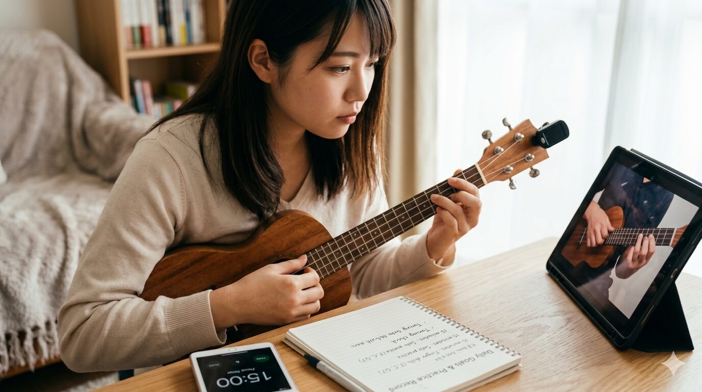 ウクレレの上達が早い人と遅い人で何が違うのか？