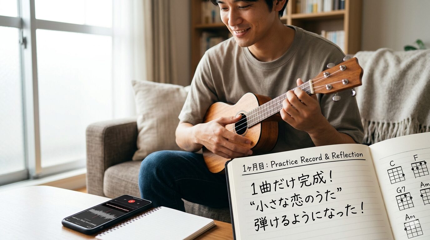 1ヶ月でウクレレ上達を実感するために意識したいこと