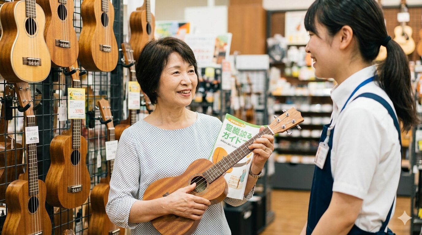 70歳からウクレレを独学で始める具体的な手順