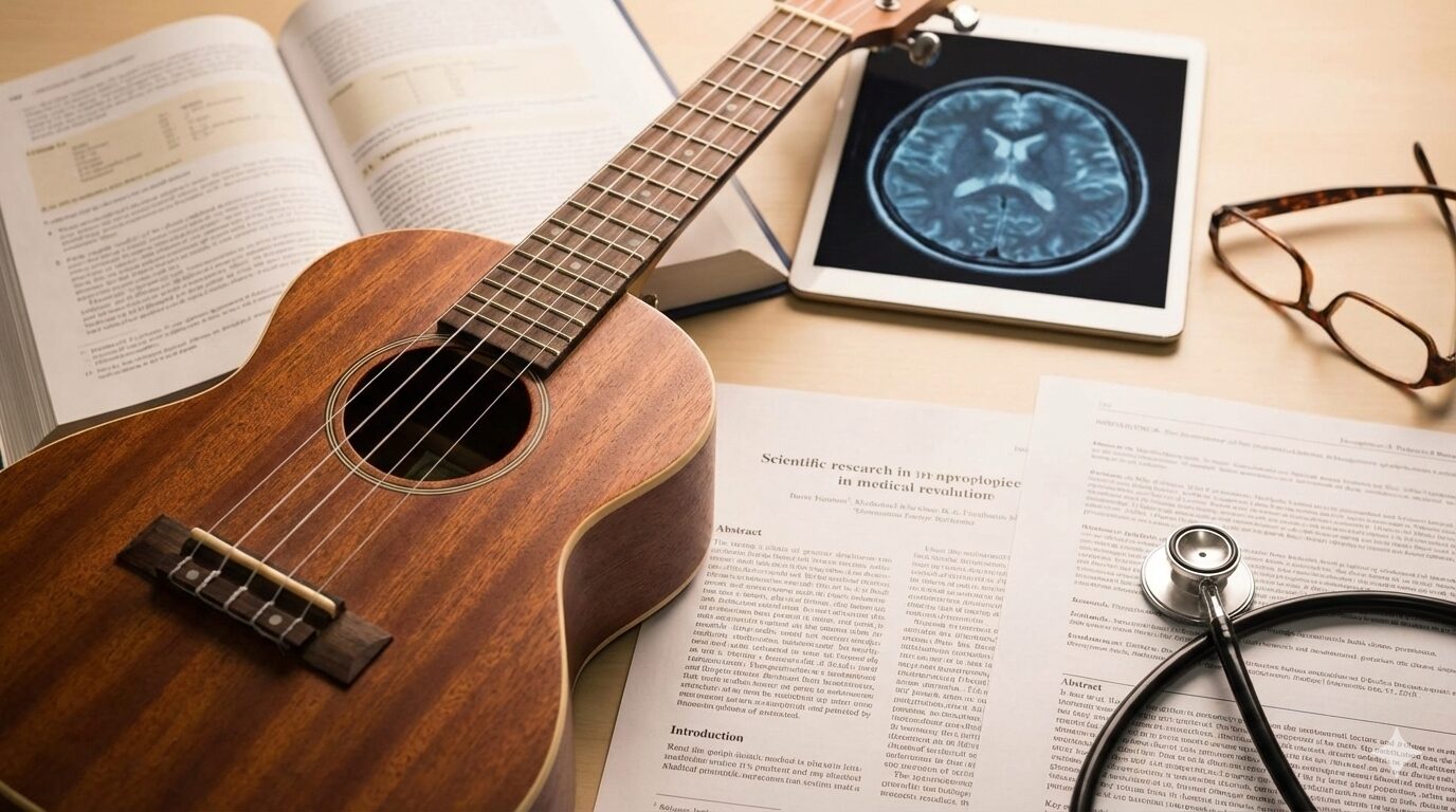 ウクレレの脳トレ効果を裏付けるエビデンスと医学研究