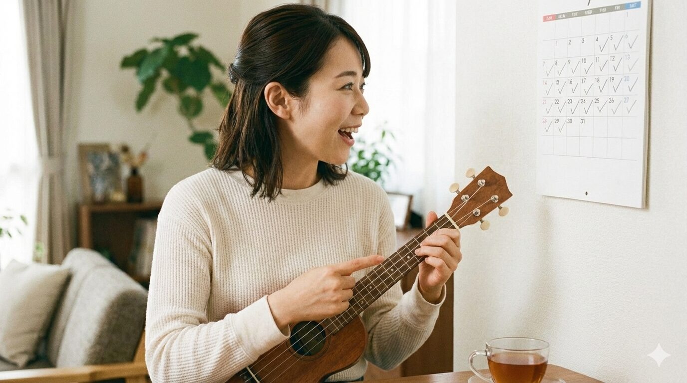 ウクレレの練習を毎日5分続けることで得られる驚きの効果
