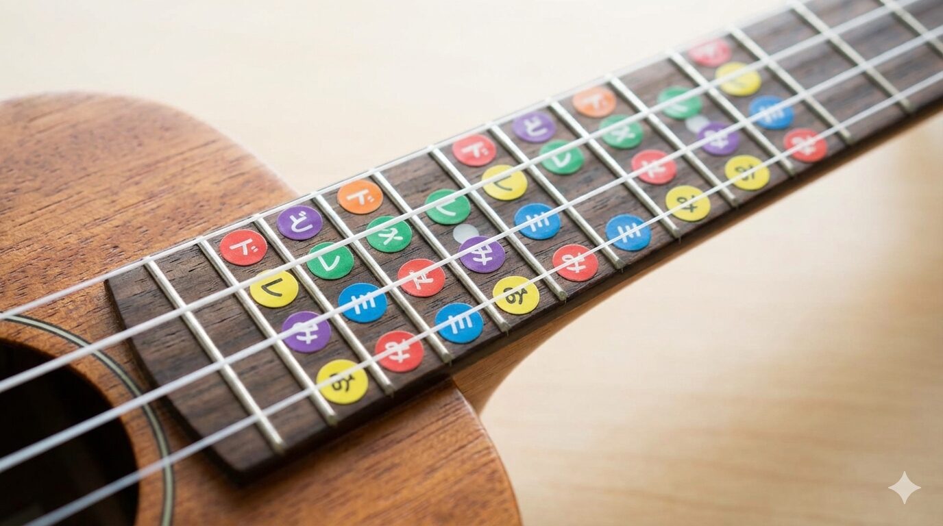 ウクレレのドレミシールとは？独学を加速させる理由