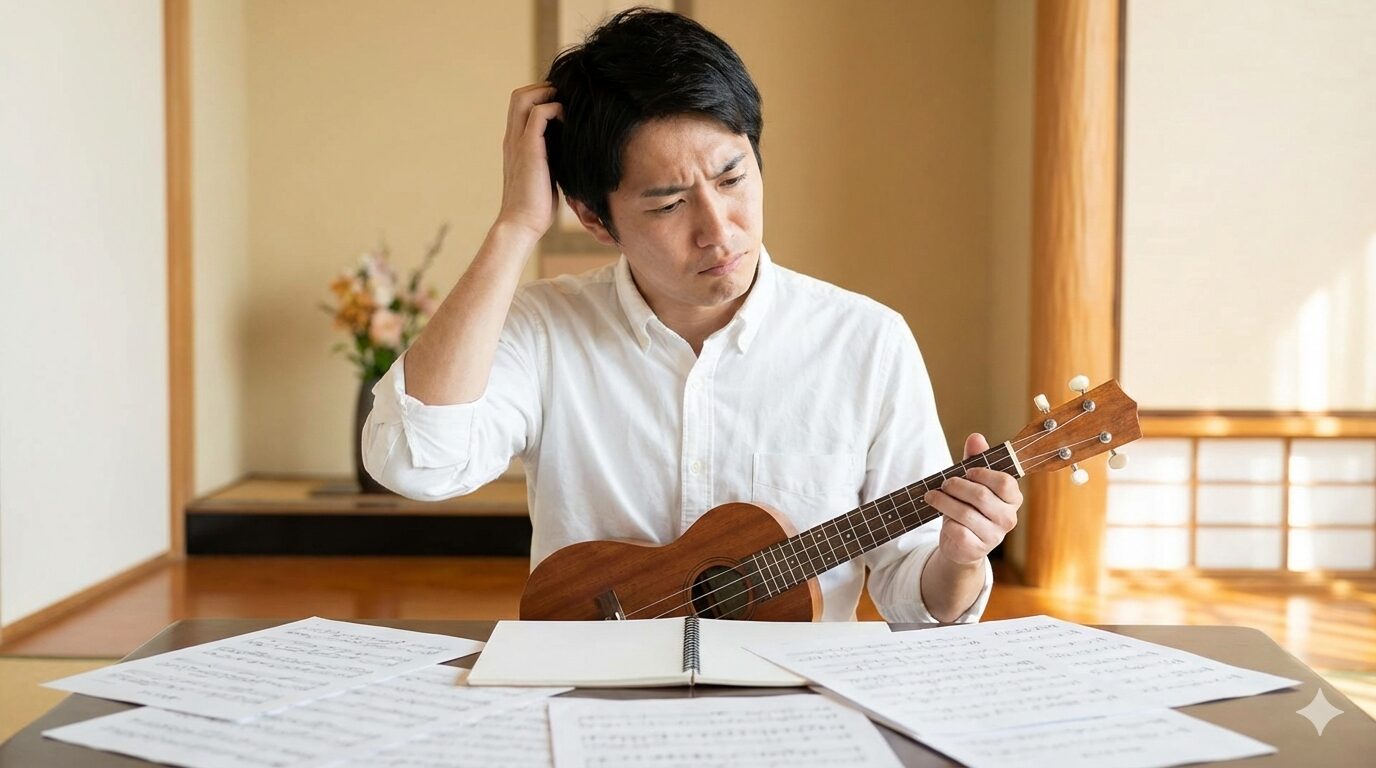 ウクレレの暗譜が難しいと感じる理由と覚え方の基本