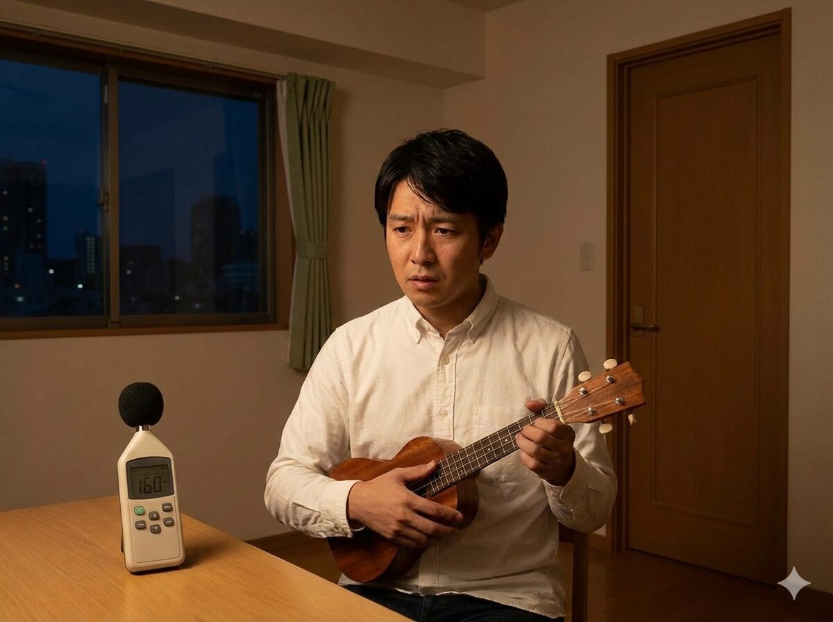 ウクレレの夜間練習が難しい理由と音が響く仕組み