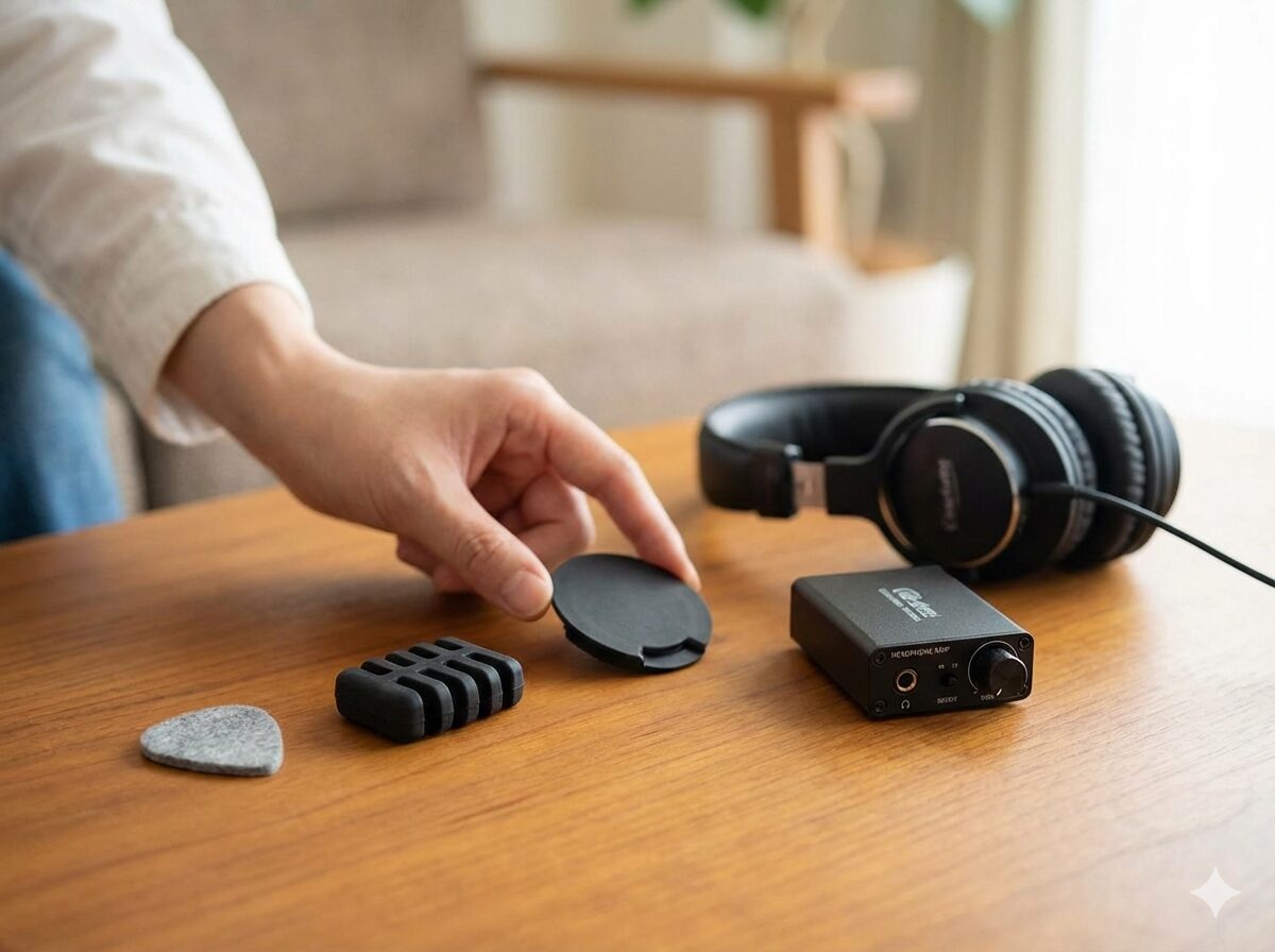 ウクレレを夜間練習するための防音対策5選