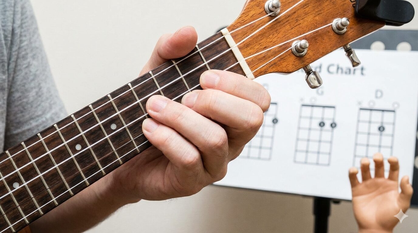 ウクレレのコードチェンジがスムーズにできない3つの原因