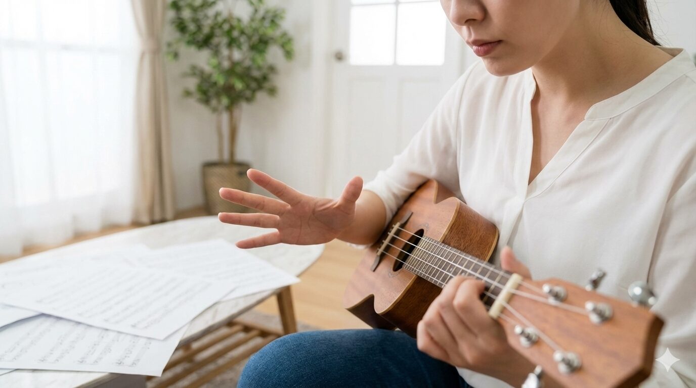 ウクレレのストロークで空振りしてしまう根本原因とは