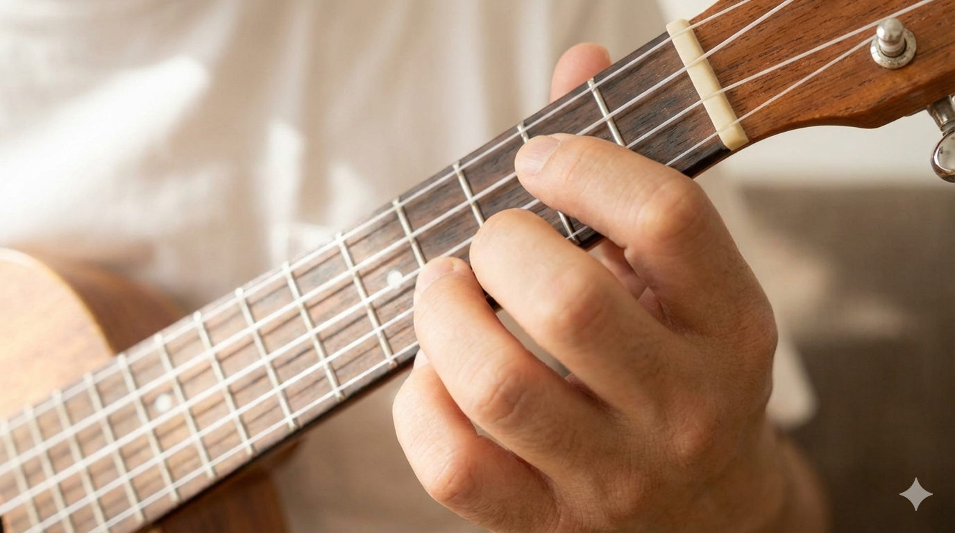 ウクレレは指が太いと押さえられない？物理的な悩みを解消しよう