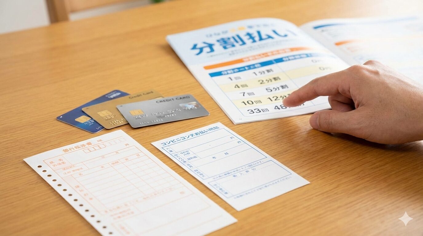 利用できる決済方法と分割払いの実態