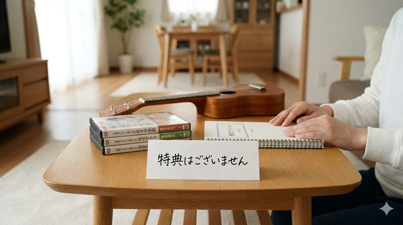 古川忠義ウクレレ講座に特典はない