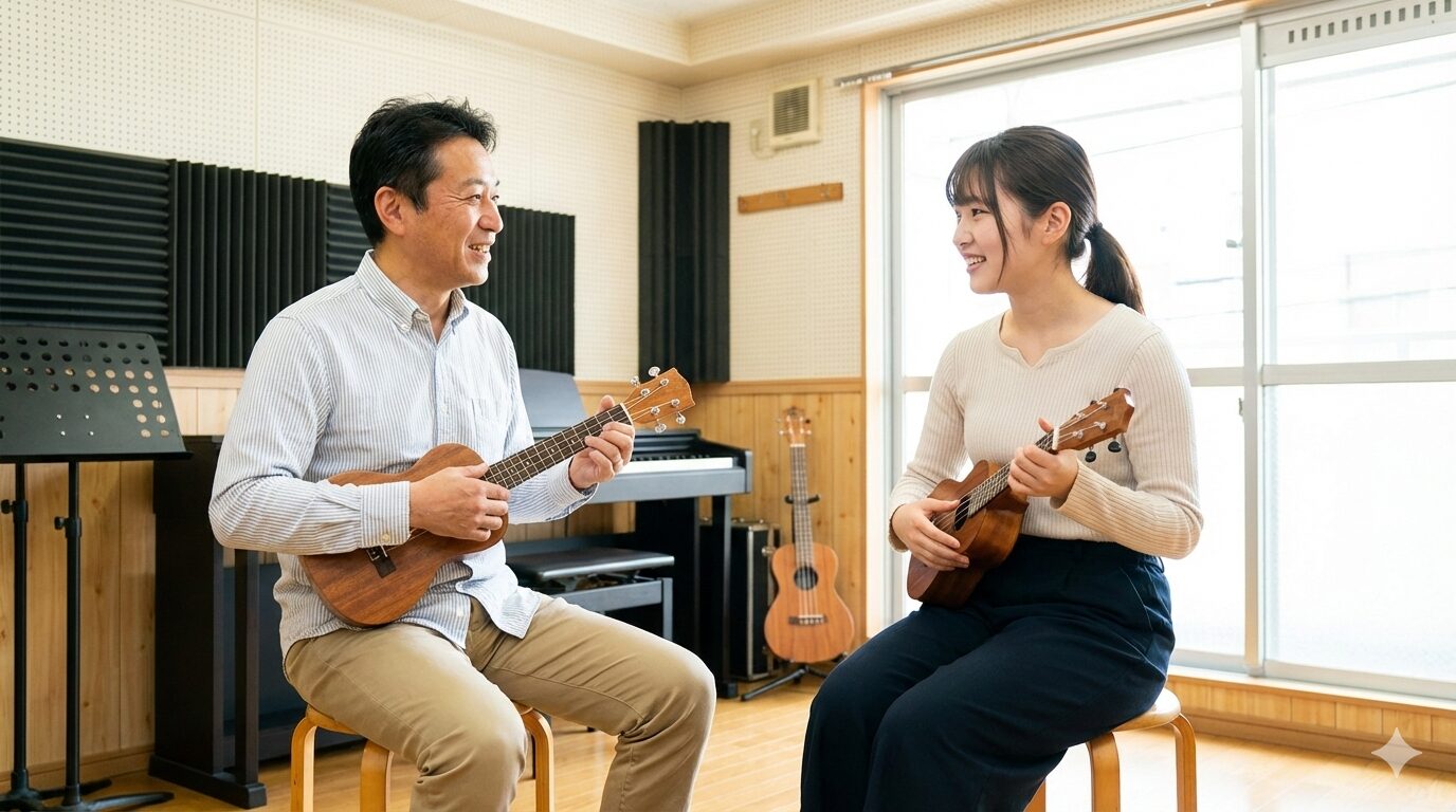 シアーミュージックのウクレレ教室に通う大人はどんな人？