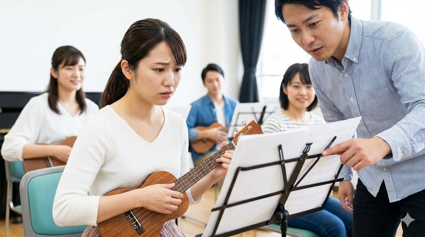 初心者がウクレレ教室に通う前に感じる「3つの不安」