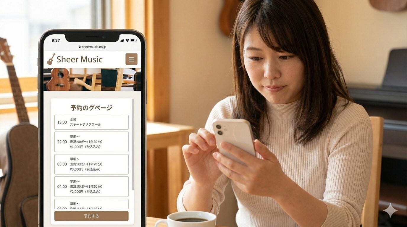 体験レッスンの予約方法と当日までの流れ