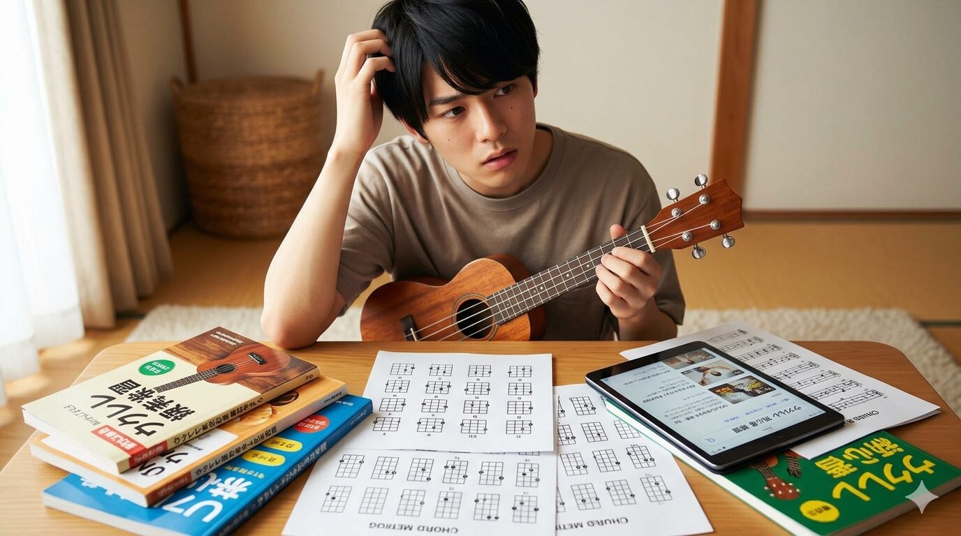 ウクレレの練習方法がわからないのは「順番」を知らないだけ