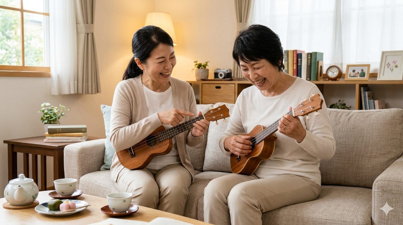 60代がウクレレの交流を楽しく続けるためのコツ