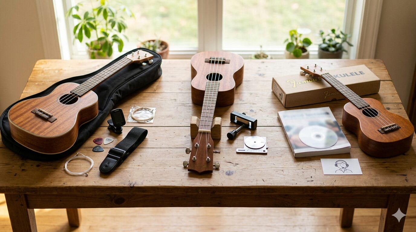 ウクレレ初心者セットを選ぶときに確認すべき3つの基準