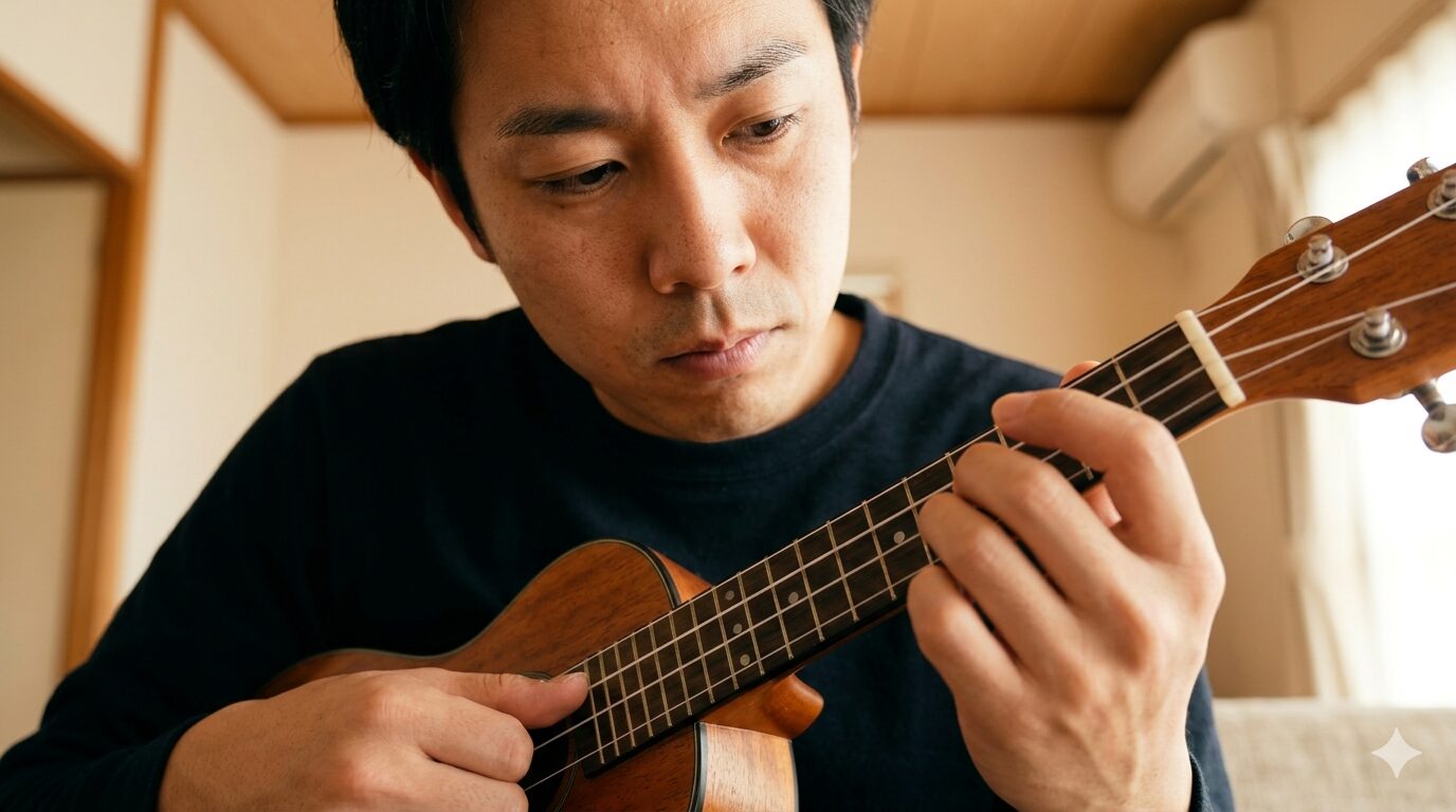 ウクレレのストロークで爪が削れるのはなぜ起きるのか