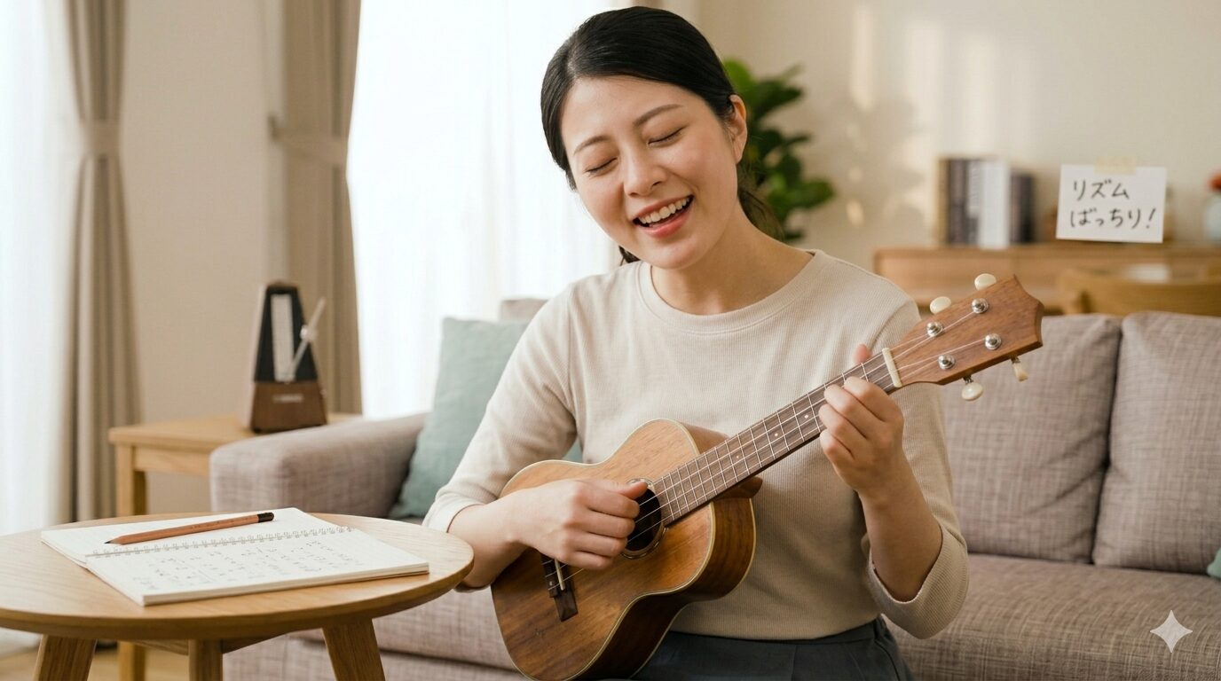 まとめ:ウクレレで歌うとリズムが崩れる悩みは段階を踏んだ練習で必ず改善できる
