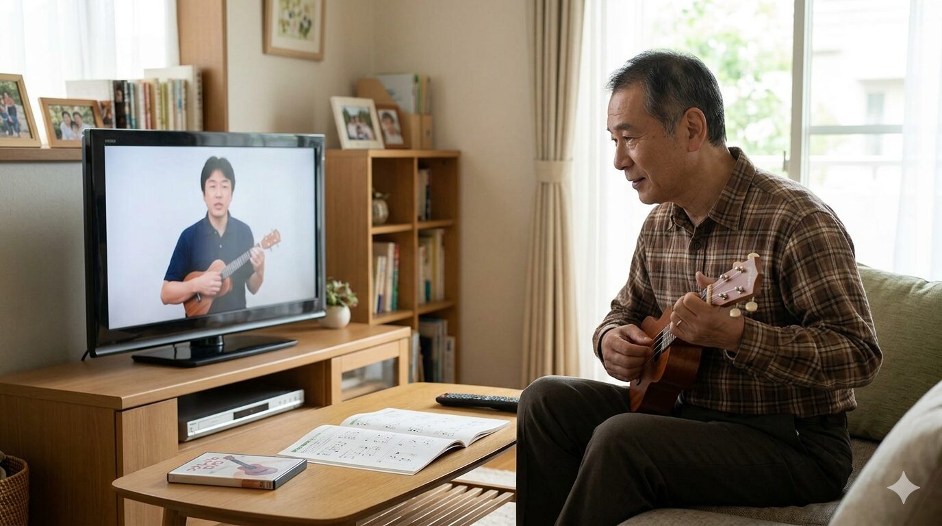 定年後にウクレレを趣味にして続けられた人の共通点