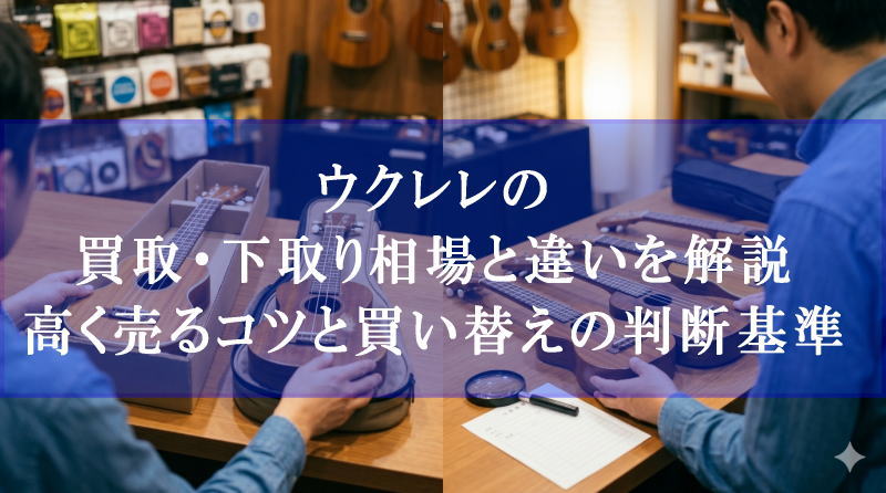 ウクレレの買取・下取り相場と違いを解説｜高く売るコツと買い替えの判断基準