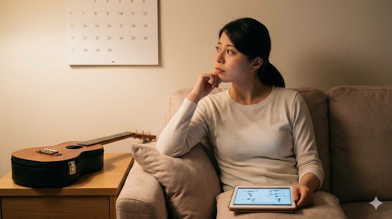 ウクレレ練習が続かないのは「意志が弱い」せいじゃない