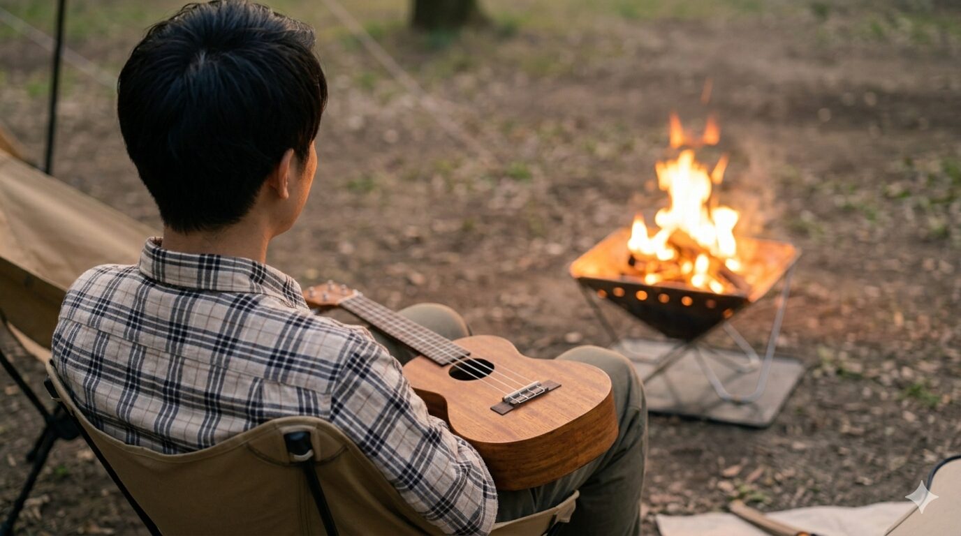 焚き火の熱からウクレレを守るための注意点
