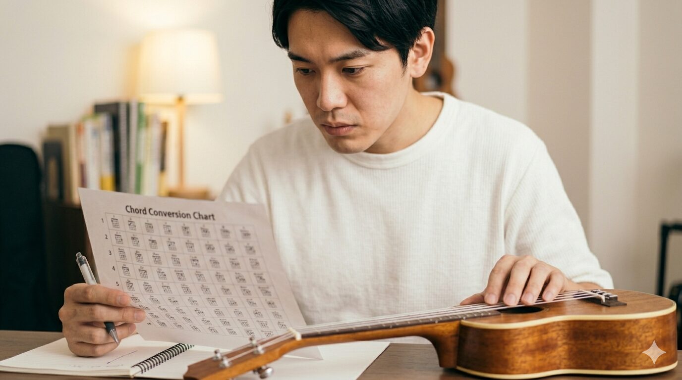 コード変換で移調するやり方の基本手順