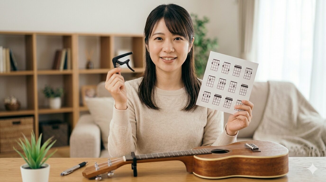 まとめ：ウクレレの移調はカポかコード変換表で対応すれば初心者でも簡単に実践できる