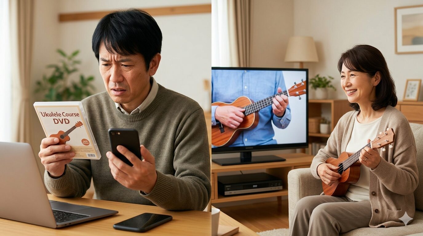 古川忠義ウクレレ講座DVDのデメリットが特に響く人・響かない人