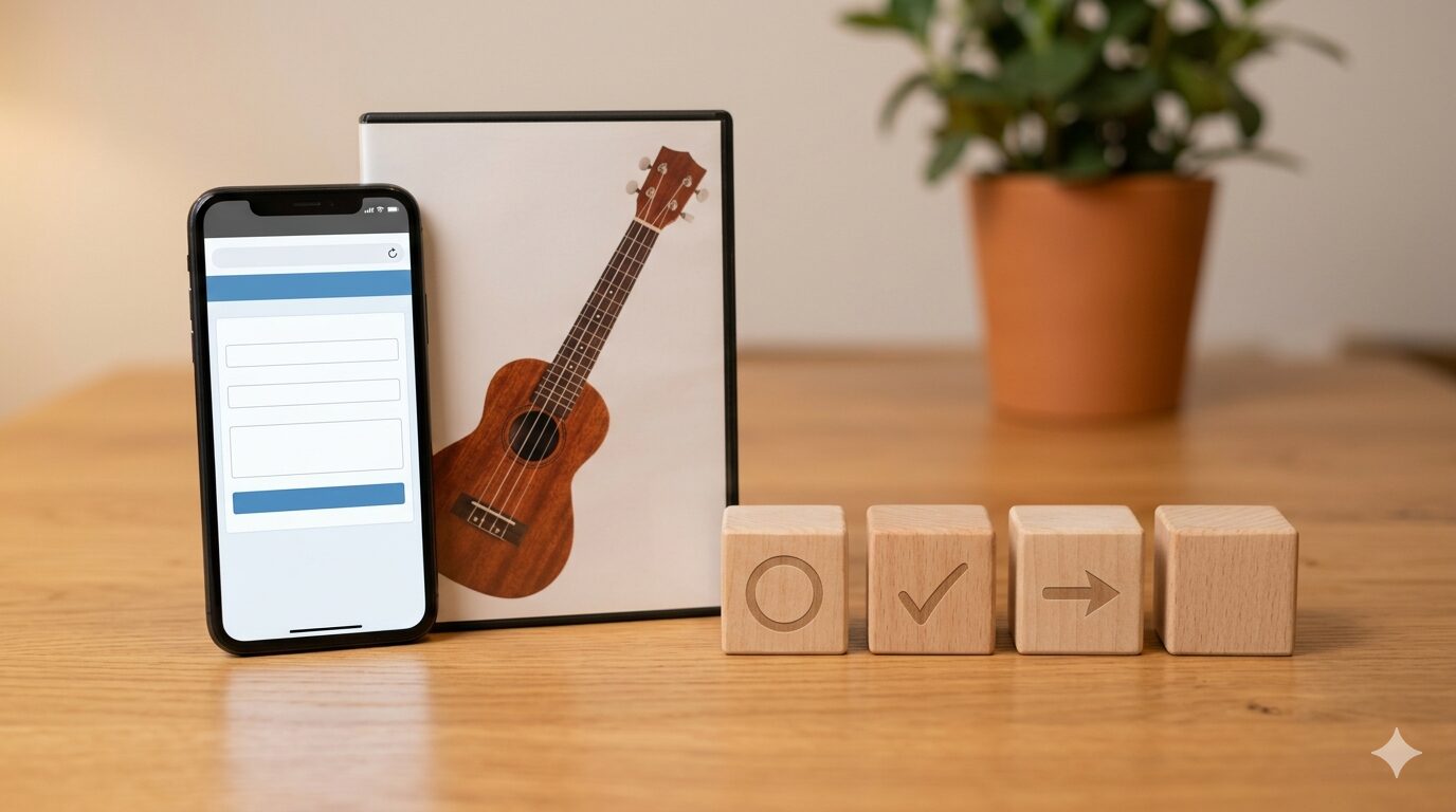 古川忠義ウクレレ講座DVDの申し込み前に決めておくこと・手元に用意するもの