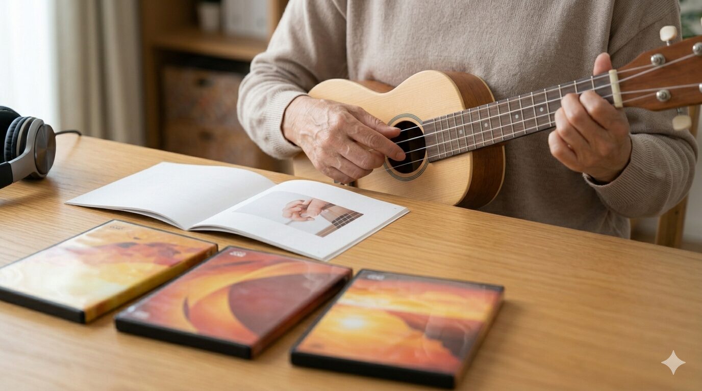 初心者レベル別に検証|古川忠義ウクレレ講座DVDはどこから始めればいいか